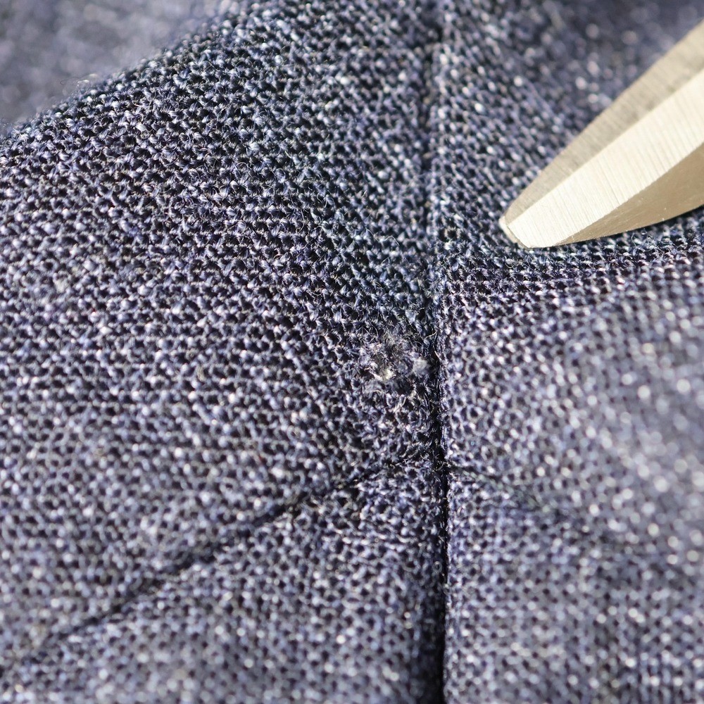 Zanella Curtis Pants Mens 32x30 Blue Dress Slim Straight Tweed Wool Blend Italy - Picture 9 of 14